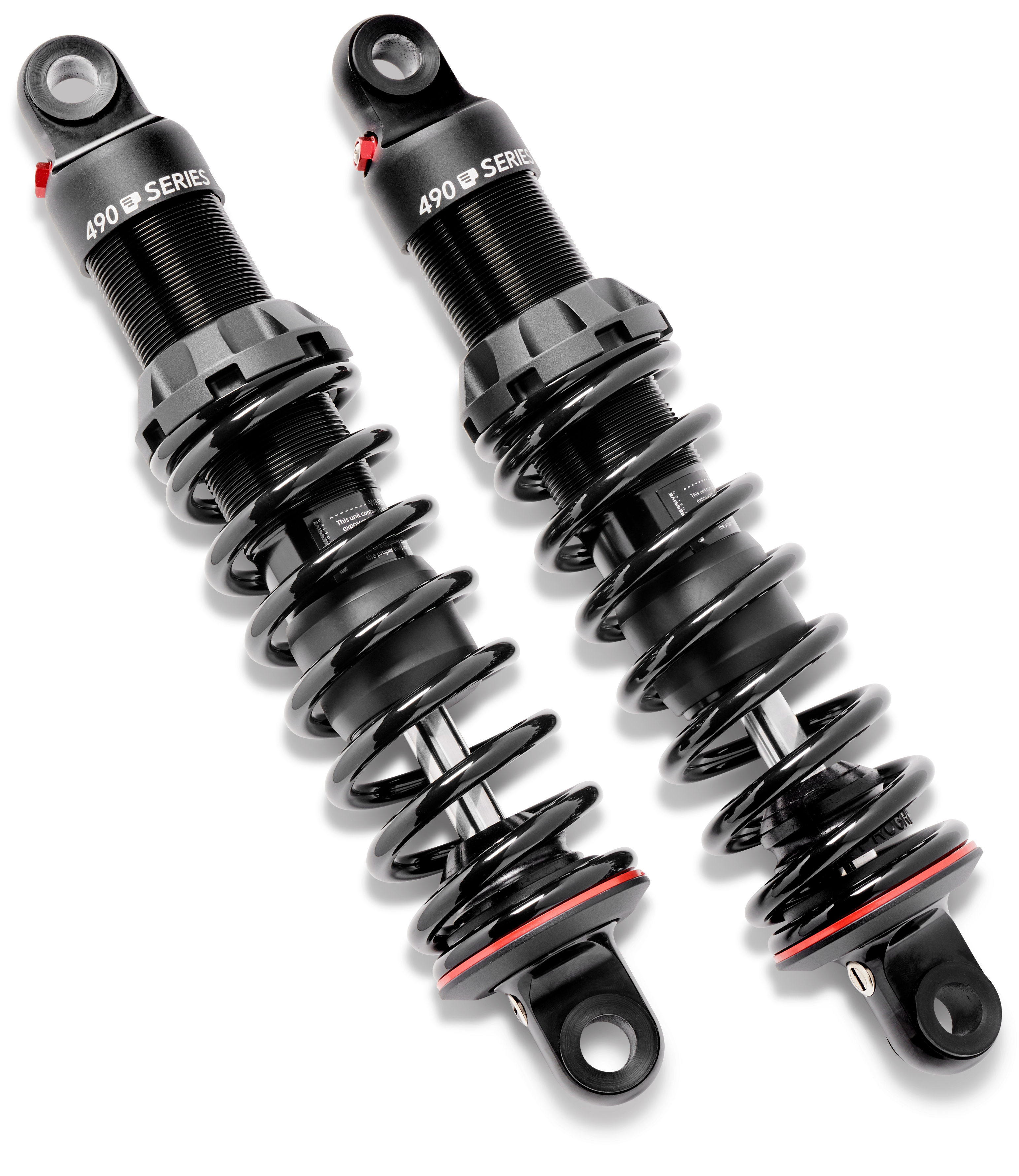 Progressive Suspension 490-1005 Shocks 12" Black Std for 93-18 HD Electra Glide